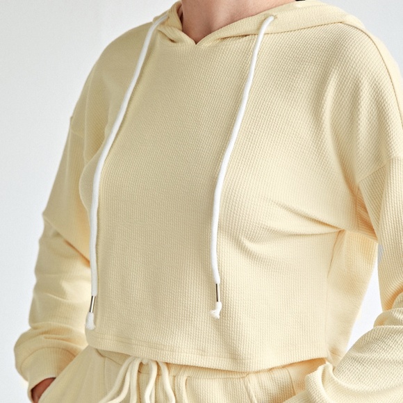 2 Piece Loungewear Set: Hooded Shirt + Pants - Picture 6 of 9